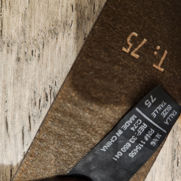 NWT Mango Animal Leopard Print 100% Leather Waist Belt Size 75 - Picture 5 of 6